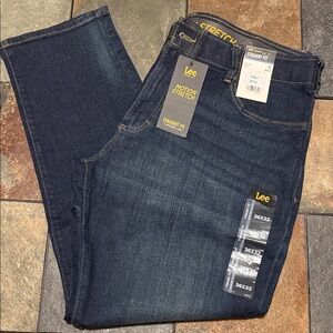 Lee Men's Straight Fit Jeans - Deep Indigo